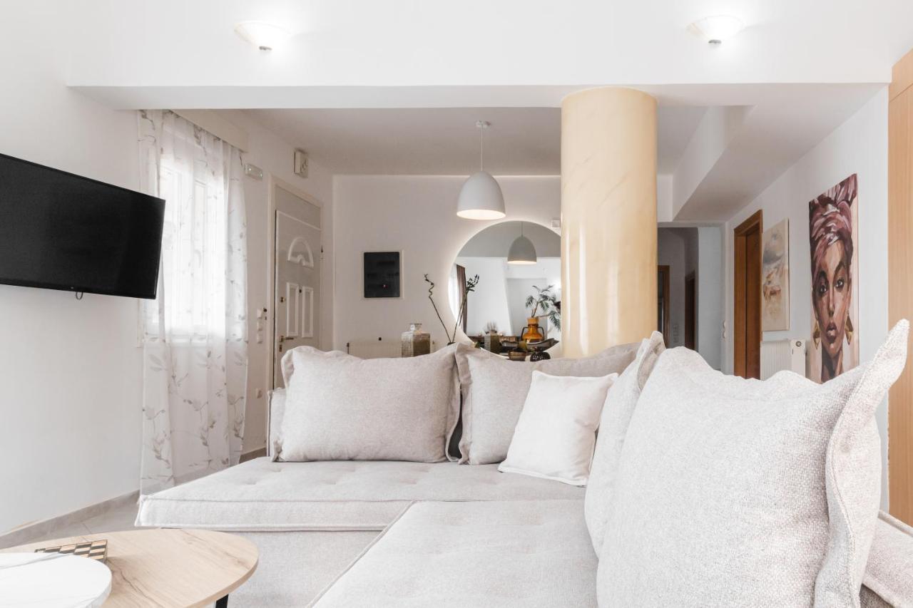 Villa Ventus, 40Sqm Private Pool & Hot Tub! Roussospítion Buitenkant foto