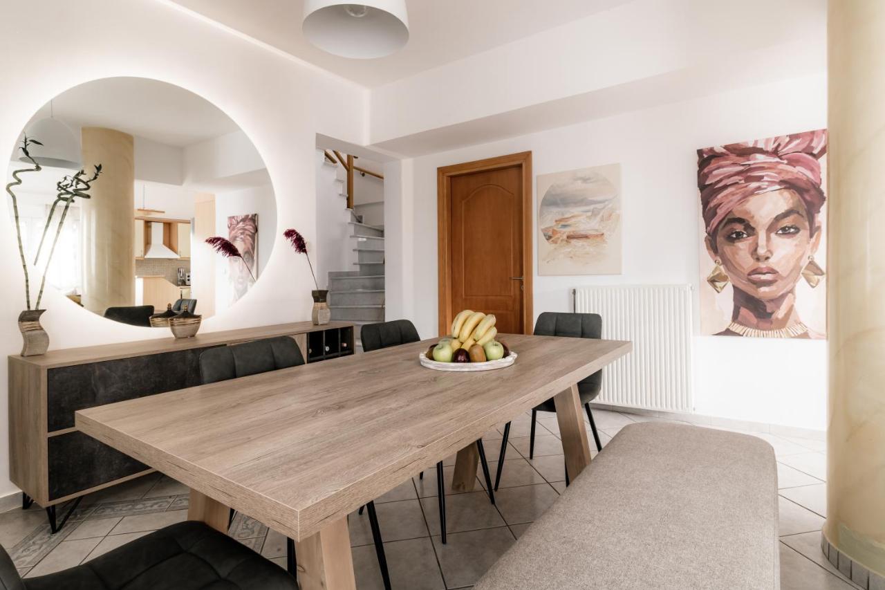 Villa Ventus, 40Sqm Private Pool & Hot Tub! Roussospítion Buitenkant foto